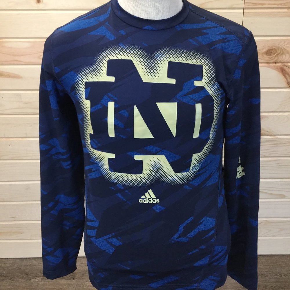 Adidas Climalite Long Sleeve Shirt Notre Dame S